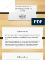 GROUP 4 Reason and Impartially As Minimum Requirements For Morality