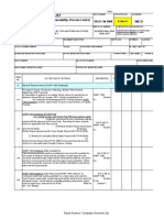 Sac Inspection Checklist