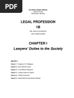 Canons 1-6 Finals Written Report - Legal Profession - 1B - Canon1 - Group 5