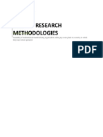 Applied Research Methodologies: Ethames Graduate School, PGBM