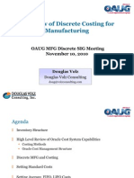 Overview of Oracle Discrete Costing For MFG v2