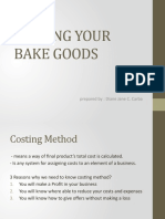 Costing Your Bake Goods