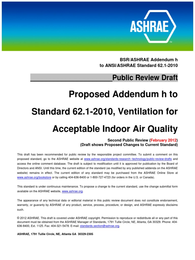 Ashrae Standard Pdf _ ASHRAE Standards and Guidelines – KKII