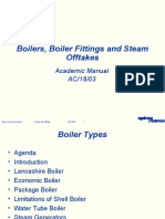 Boilers, Boiler Fittings and Steam Offtakes: Academic Manual AC/18/03