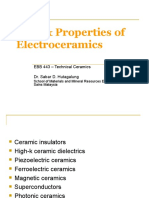 Types and Properties of Electroceramics