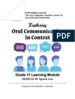 7pmovjq9k Module 8 Oral Communication in Context