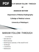 Barium Follow Through