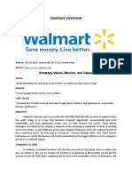 Walmart Company Overview and Market Analysis