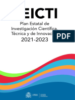 Plan Estatal de Investigacion Cientifica y Tecnica y de Innovacion 2021-2023