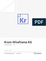 Krom Wireframe Kit: UI Bears