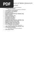 Sample of Debut Program Flow | PDF | Unrest