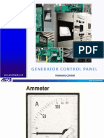 Generator Control Panel: Training Center