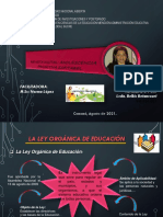 La Ley de Educación. Legislacion