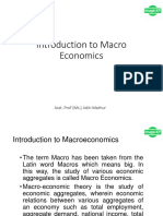 Introduction To Macro Economics (1.1)