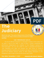 The Judiciary: Due Date: December 3, 2021