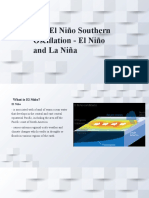 The El Niño Southern Oscillation - El Niño and La Niña