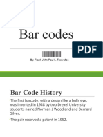 Bar Codes: By: Frank John Paul L. Tresvalles