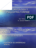 A Psicopatologia y Psiquiatria Forense