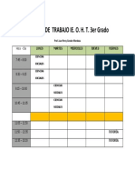 Horario 3er Grado