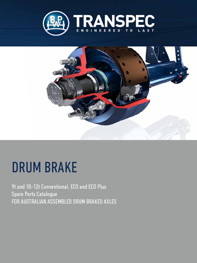 BPW Drum Brake Parts Catalogue | PDF | Brake | Axle
