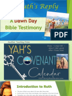 The Story of Ruth Honoring Yahuah's Calendar
