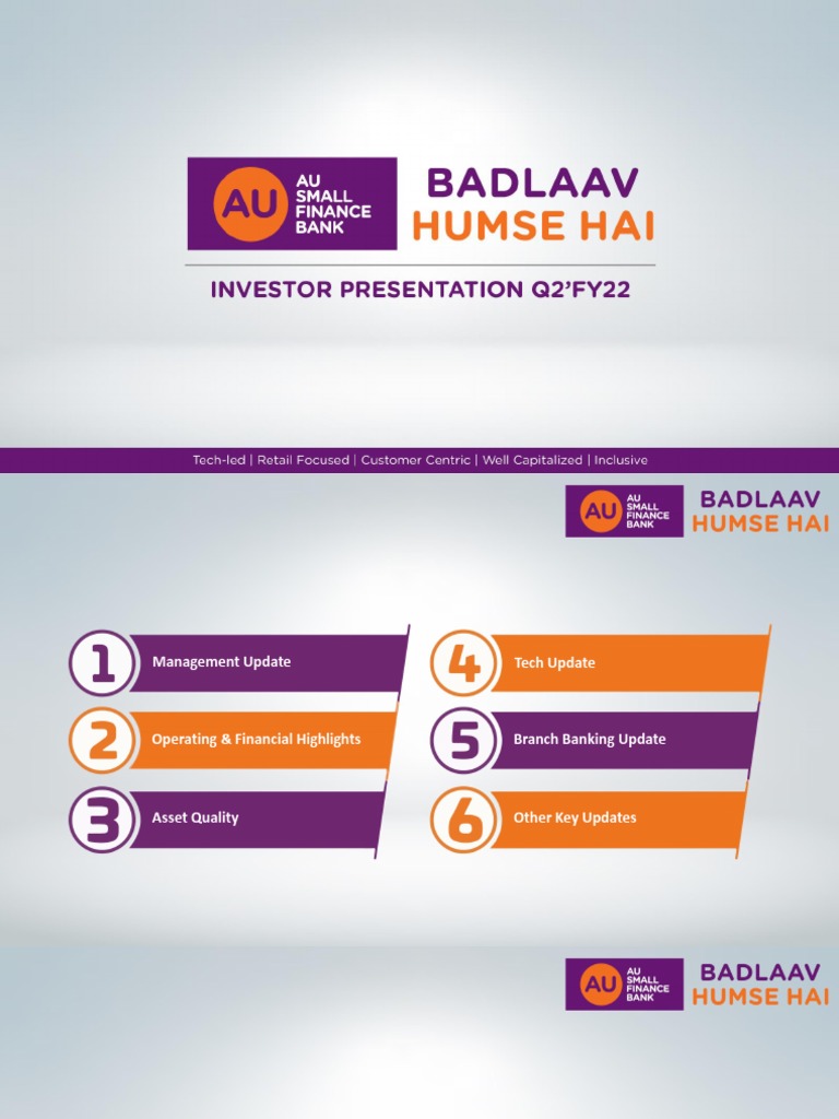 axis bank investor presentation q2fy22