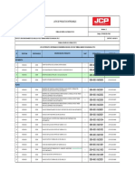 Lista productos entregables reacondicionamiento muelle PDVSA