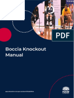 Boccia Knockout Manual: Department of Education