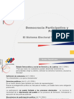 Democracia Participativa y Sistema Electoral