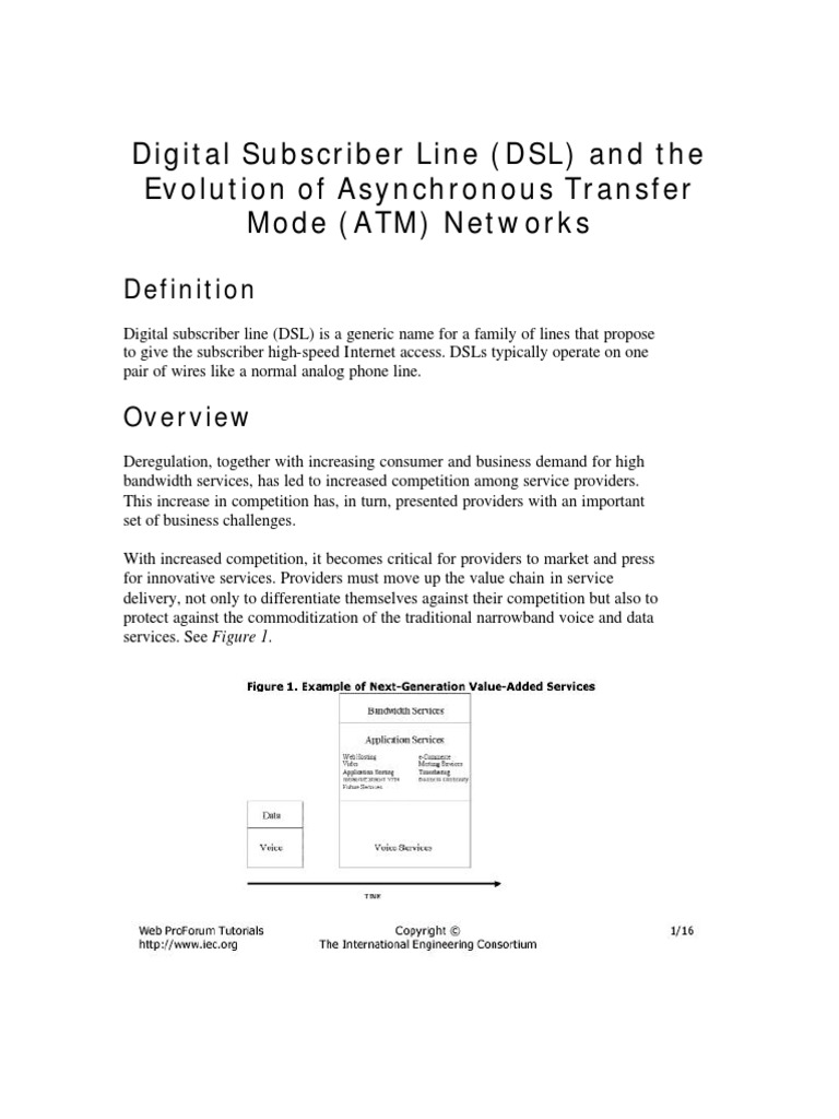 Asynchronous Digital Subscriber Line – MDMS
