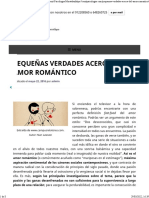 Pequeñas Verdades Acerca Del Amor Romántico Cenit Psicólogos Moratalaz