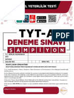 Rekor Şampiyon TYT Denemesi 2021