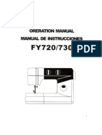 Manual Masina de Cusut INOTEC FY720-English