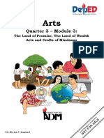 Arts 7 - Q3 - Mod3 - TheLandofPromiseArtsofMindanao - V1