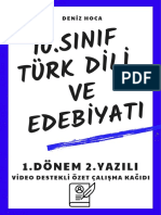 10.sinif Edebiyat Konu Anlatimlari