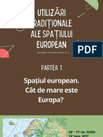 Utilizari Traditionale Ale Spatiului European
