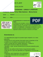 Autoevaluación Formación Ética y Ciudadana