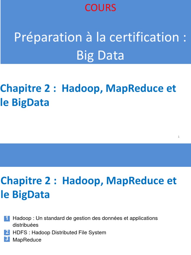 Introduction à Hadoop et MapReduce | PDF | Apache Hadoop | MapReduce