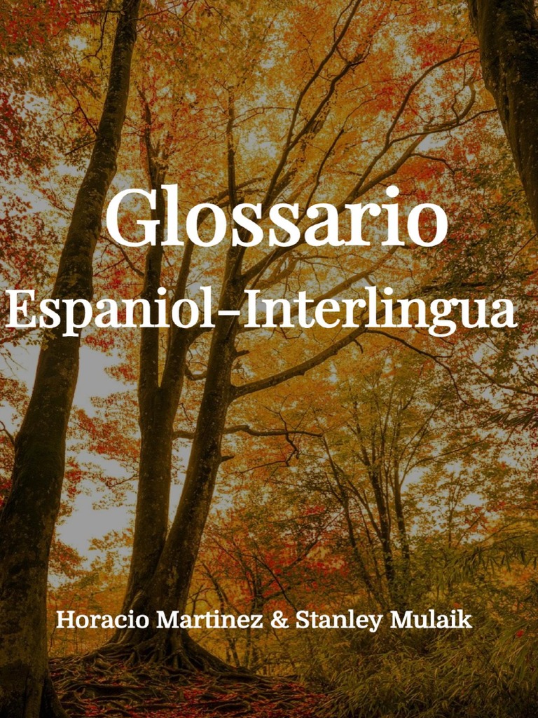 Glossario Espaniol - Interlingua