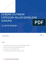 Category Killer 2S BGME Outwear Display and Pricing