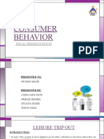 Consumer Behavior: Final Presentation