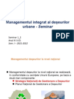 Managementul integrat al deseurilor urbane