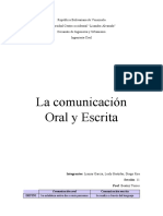 Comunicación Oral