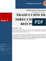 5 Traduccion de Direcciones de Red para Ipv4
