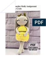 Preciosa Conejita Molly Amigurumi PDF Patron Gratis