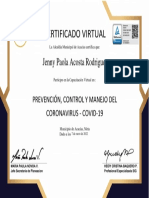 Certificado COVID-19