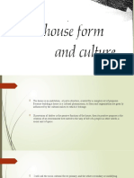 The influence of socio-cultural forces on house form