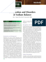 110-Dehydration and Disorders of Sodium Balance