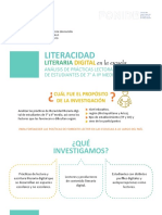 Infografias Resultados y Recomendanciones Fonide Literacidad Literaria Digital