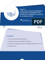 Presentacion Webinar 3 Matemática Diagnóstico Integral de Aprendizajes DIA MATEMATICA